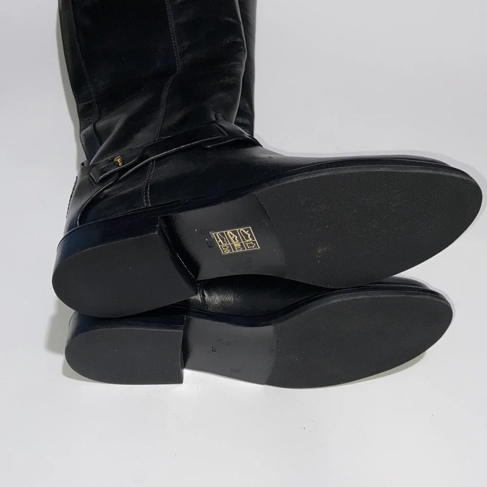Tory Burch Womens Colton Leather Riding Tall Knee-High Boots Shoes Size 5